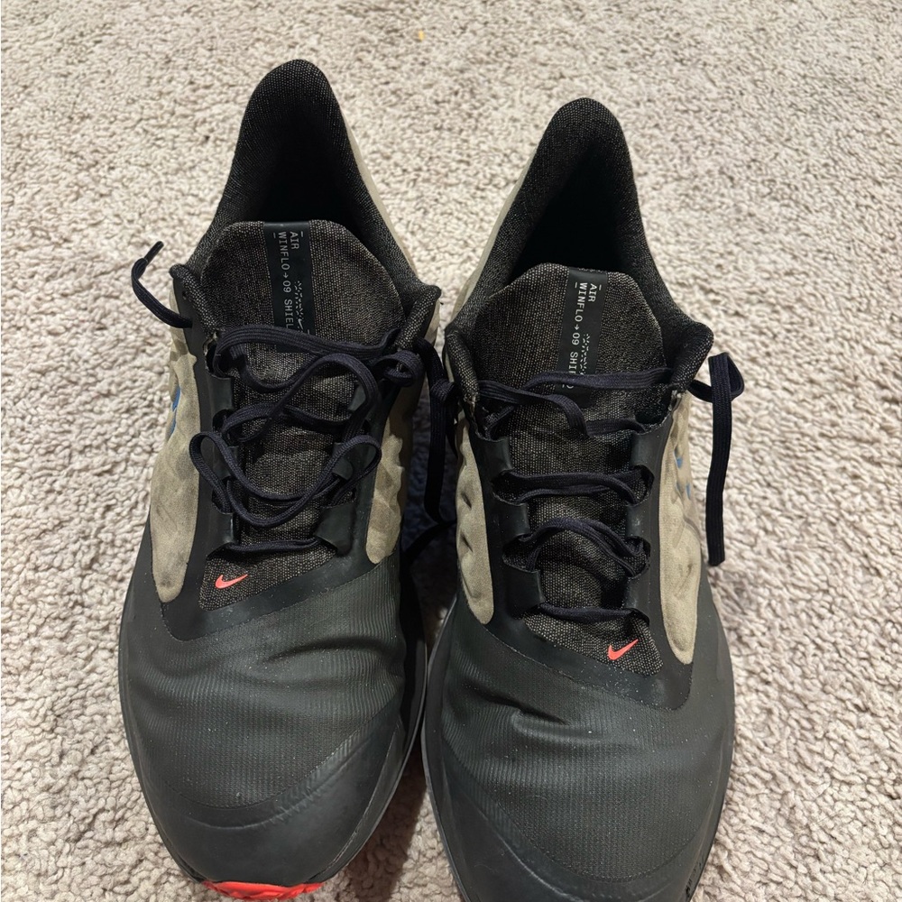 Nike Shield Running Shoes multi “color” with Storm Tread wet traction rubber
